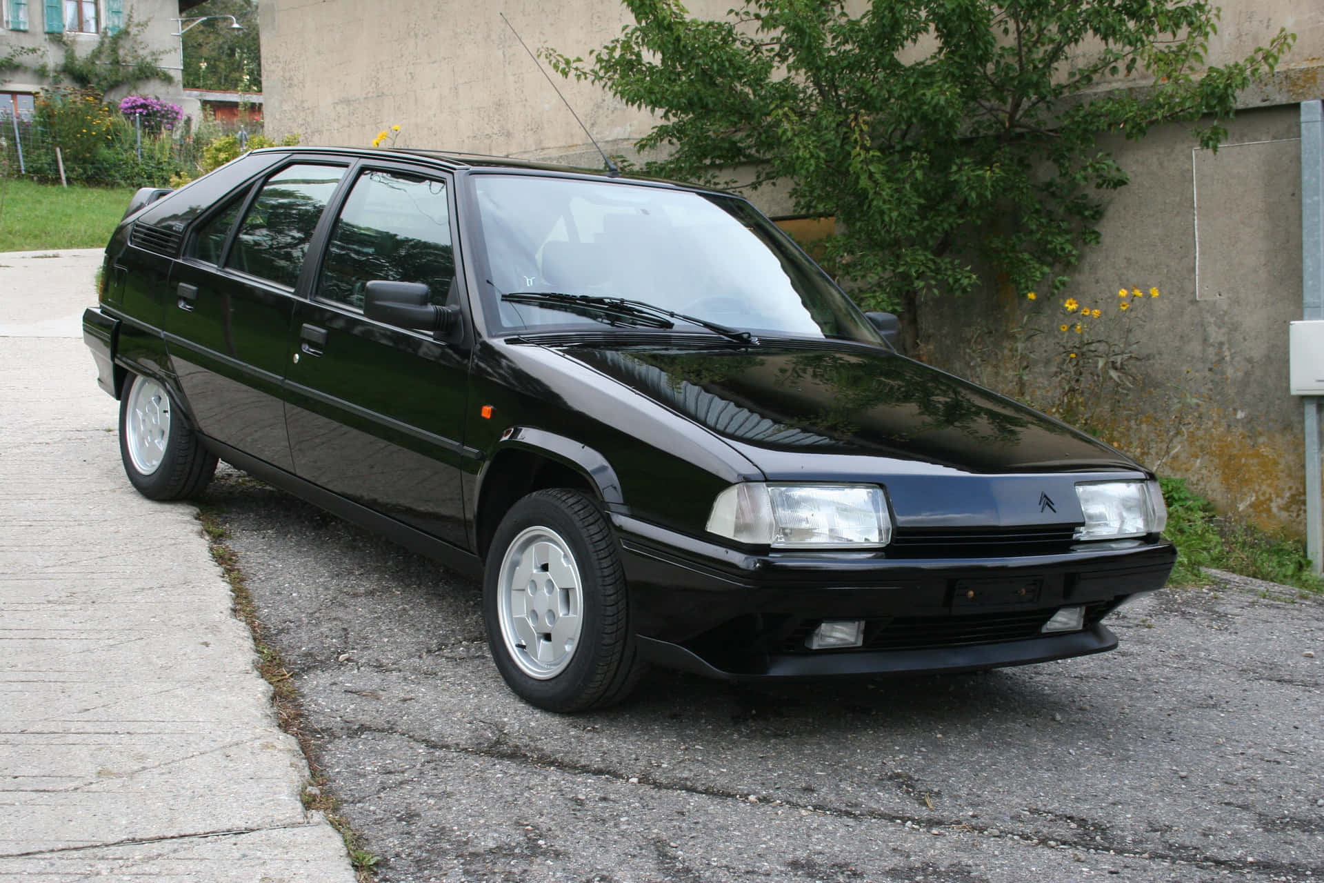 Citroën Bx Vintage Dans Un Paysage Majestueux Fond d'écran