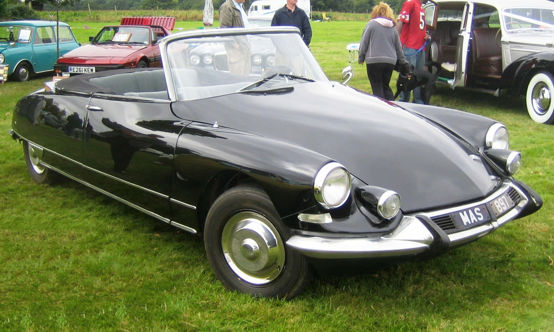 Vintage Citroen D S Convertible Achtergrond