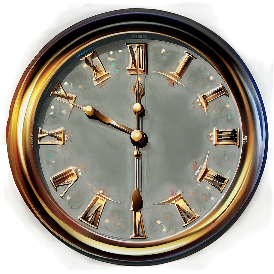 Vintage Clock Clipart Png Yjj37 PNG