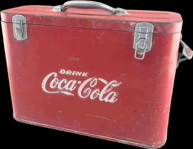 Vintage Coca Cola Cooler Image PNG