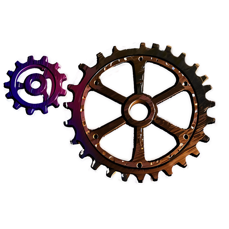 Vintage Cog Design Png 06262024 PNG