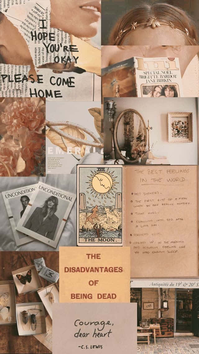 Vintage_ Collage_ Aesthetic_ Moodboard Wallpaper