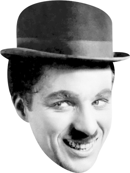 Vintage Comedianin Bowler Hat PNG