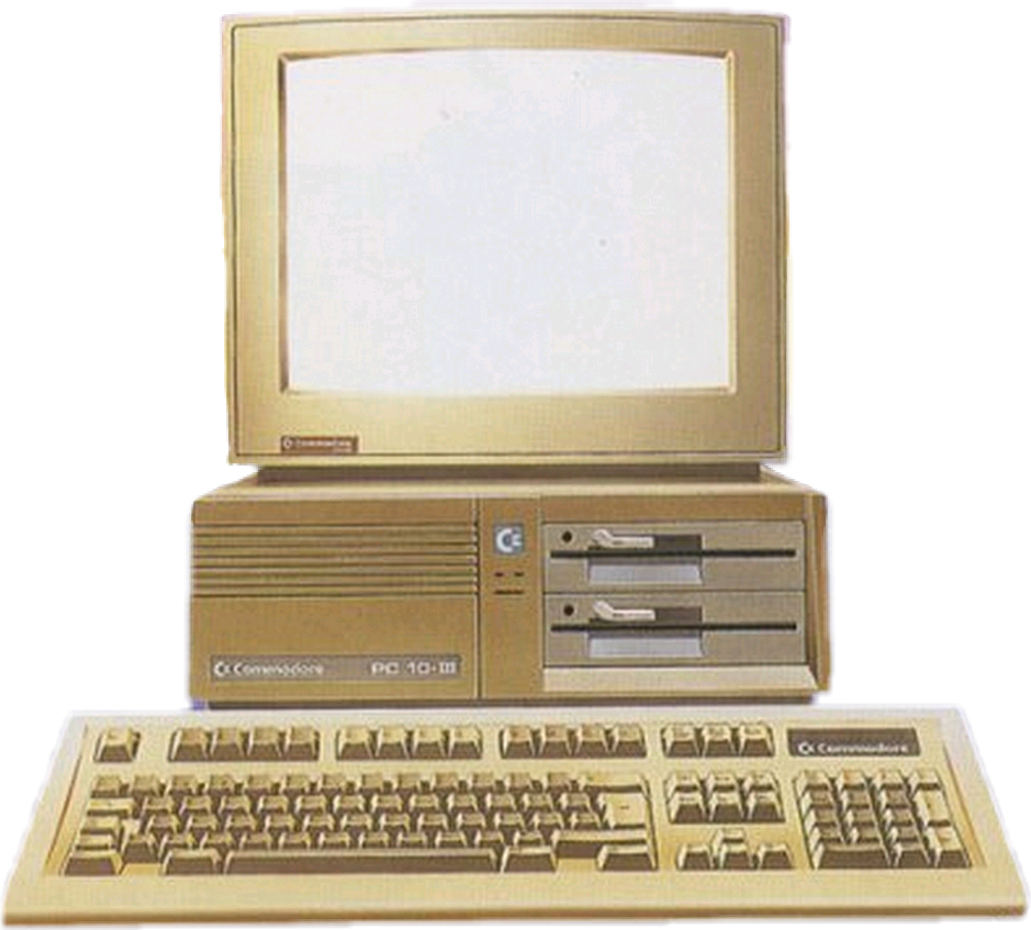 Vintage Commodore P C10 I I I Computer PNG