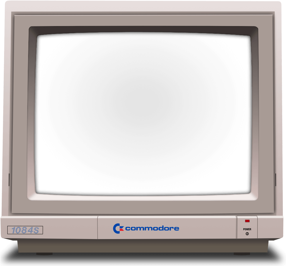 Vintage Commodore1084 S Monitor PNG