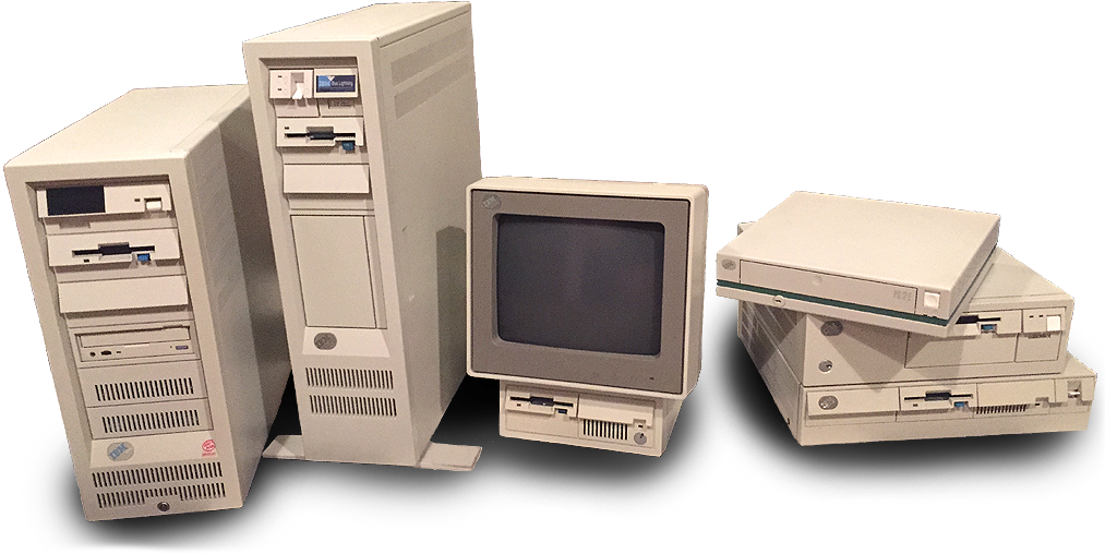 Vintage Computer Collection PNG