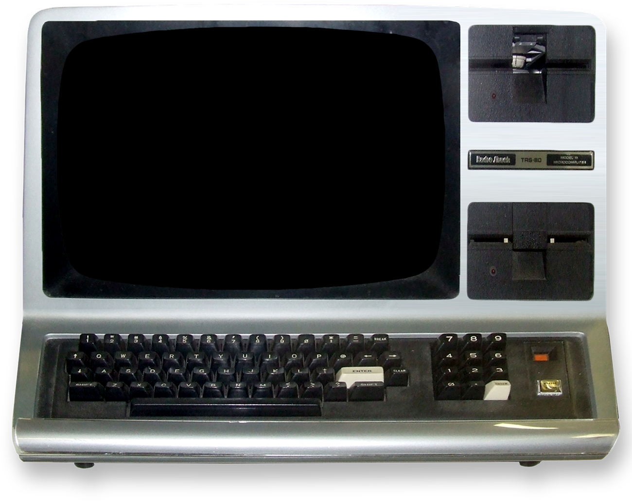 Vintage Computer T R S80 Model I I I PNG