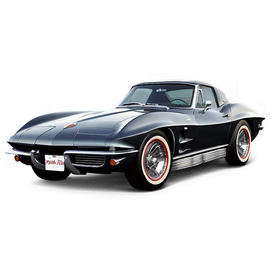 Vintage Corvette Png 06252024 PNG