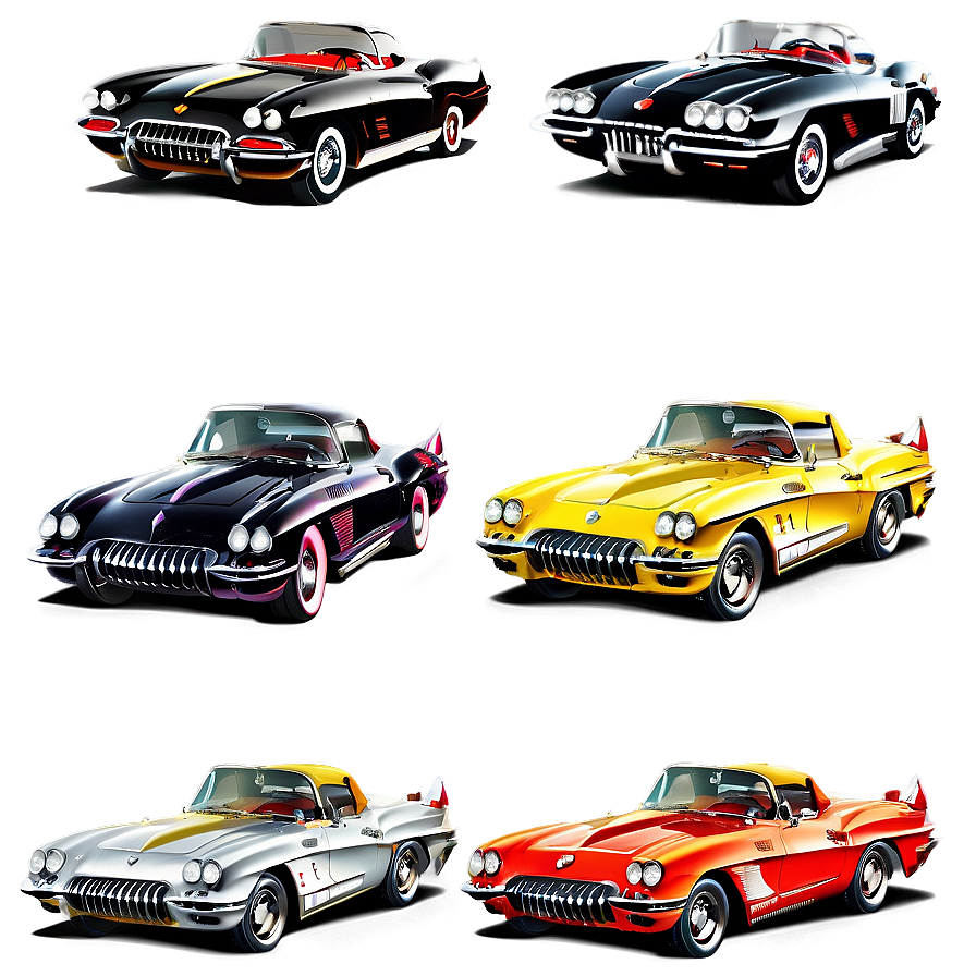 Vintage Corvette Png Kqe PNG