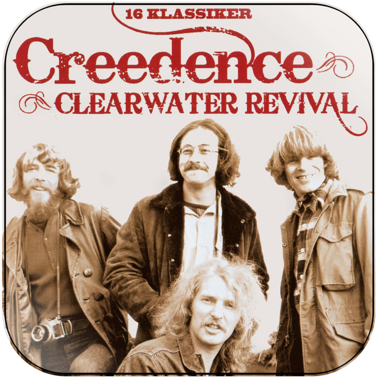 Vintage Creedence Clearwater Revival Band Performance Wallpaper