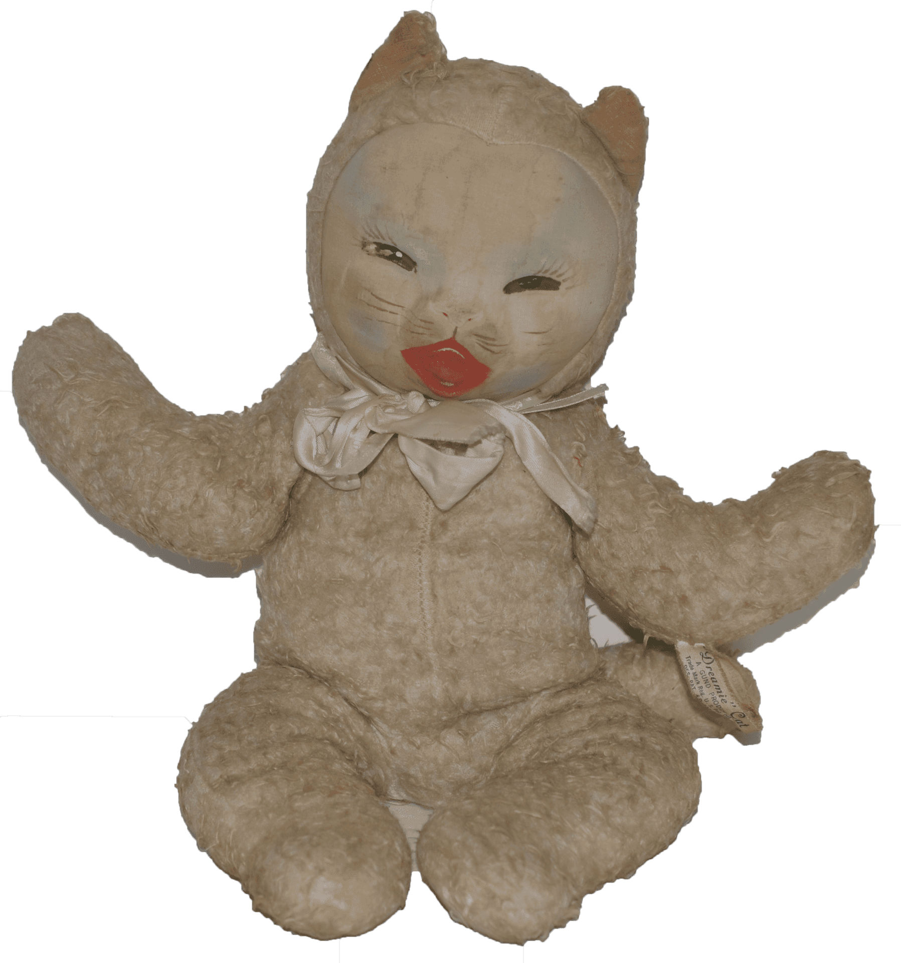 Download Vintage Creepy Cat Doll | Wallpapers.com