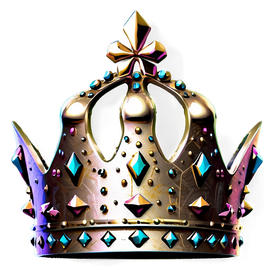 Vintage Crown Artwork Png Geh PNG