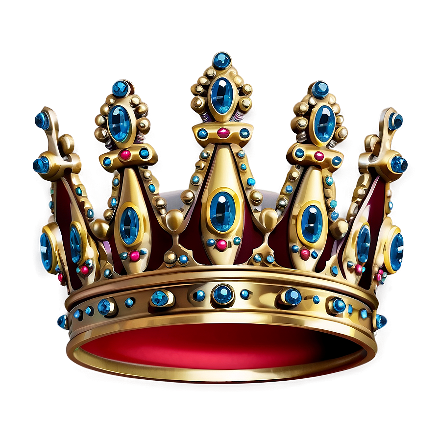 Vintage Crown Artwork Png Qvs PNG