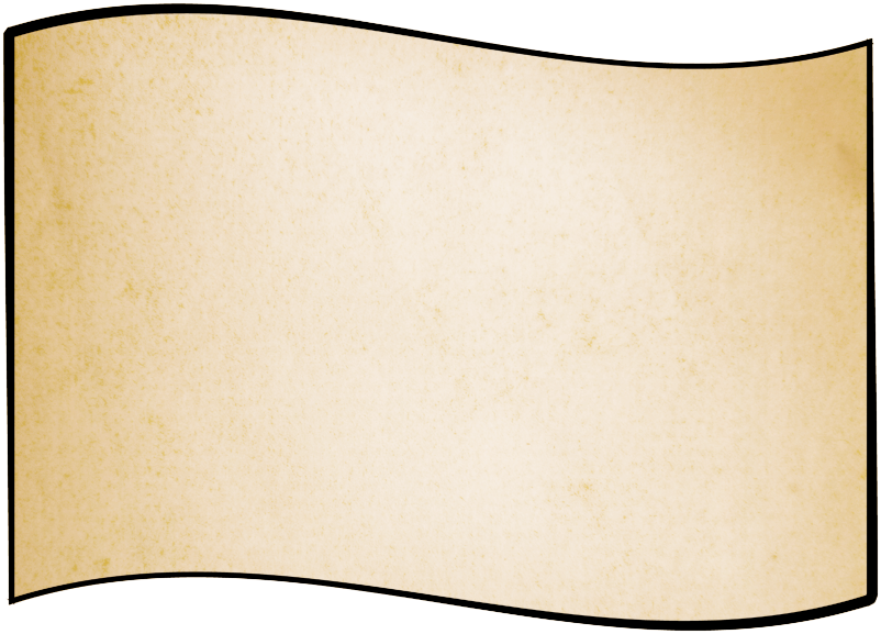 Vintage Curled Parchment Texture PNG