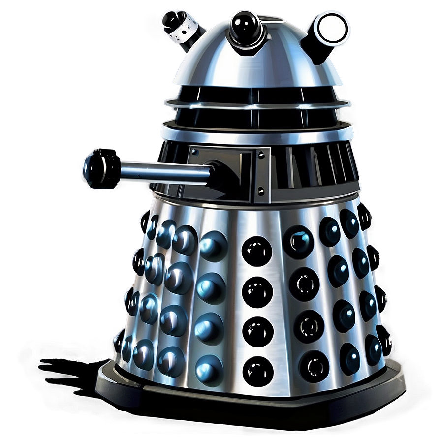 Vintage Dalek Poster Png 06242024 PNG