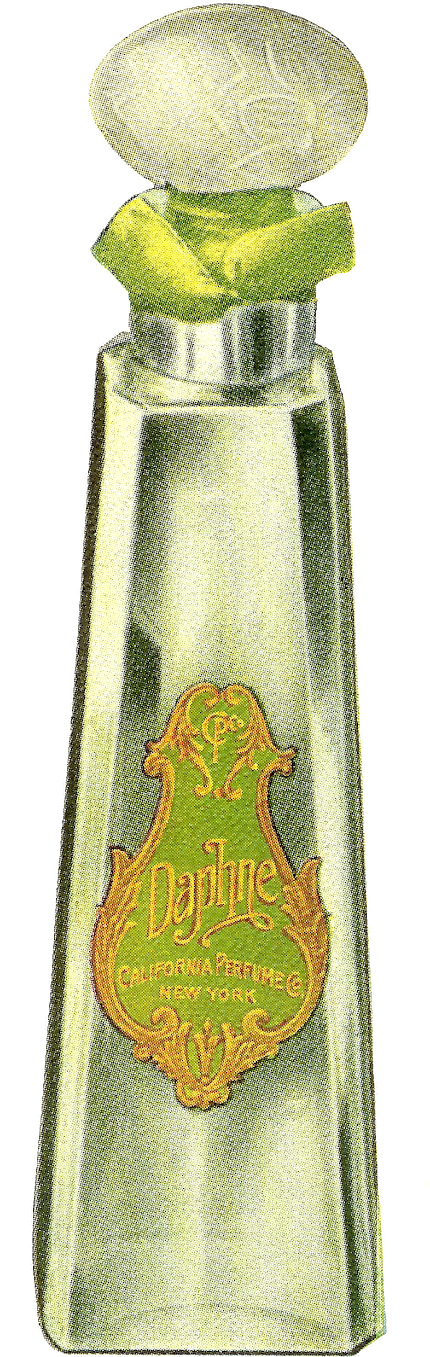 Vintage Daphne Perfume Bottle PNG