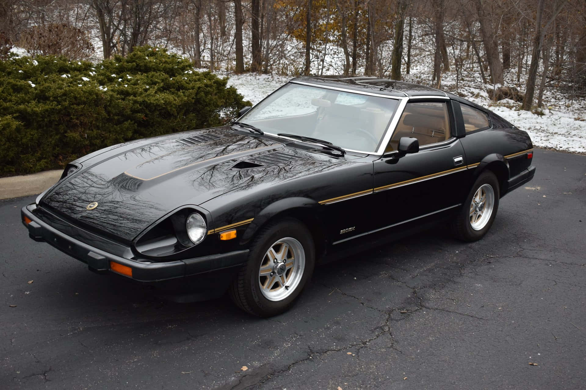 Vintage Datsun 280zx Basking In The Sunset. Wallpaper