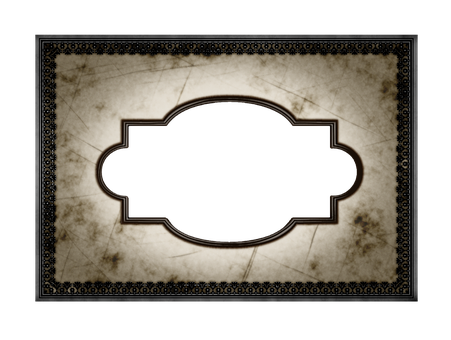 Vintage Decorative Frame Design PNG