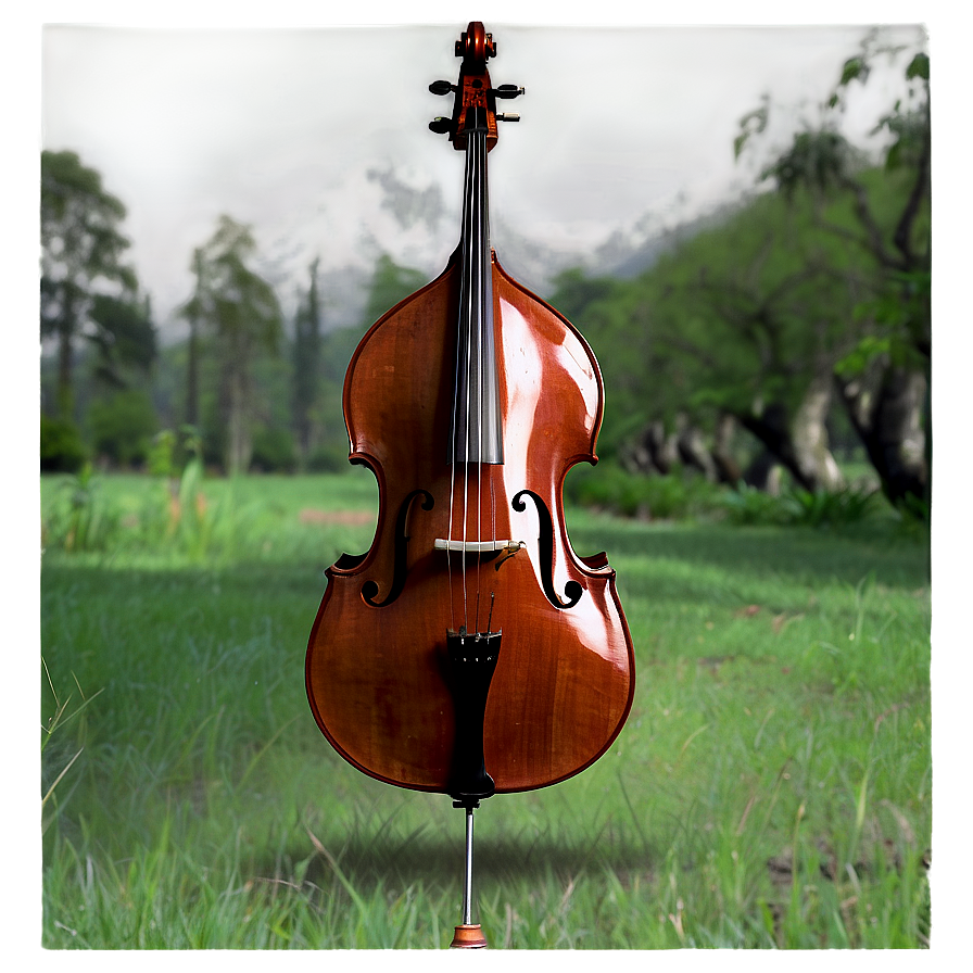 Vintage Double Bass Png 50 PNG