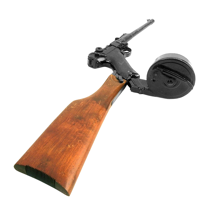 Vintage Drum Magazine Rifle.png PNG