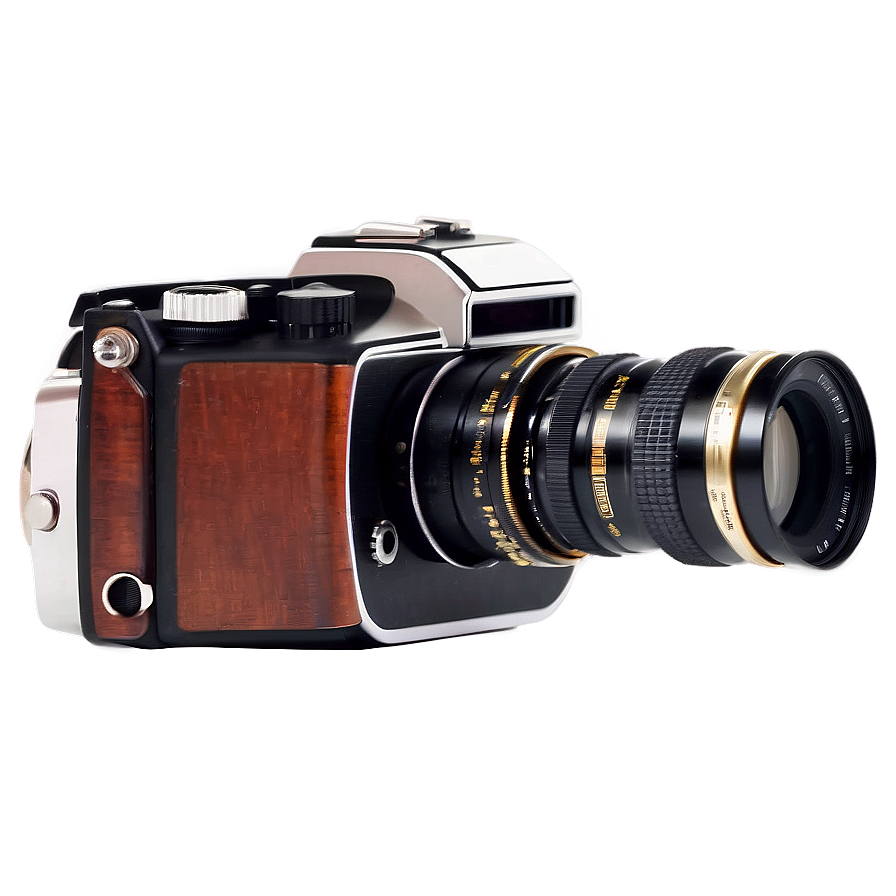 Vintage Dslr Camera Png Pca PNG