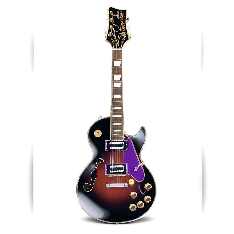 Vintage Electric Guitar Png 05252024 PNG