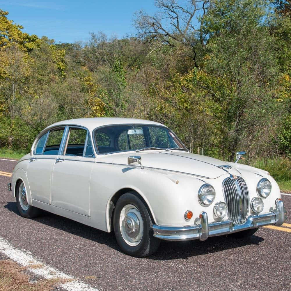 Vintage Elegance - The Iconic Jaguar Mark 2 Wallpaper