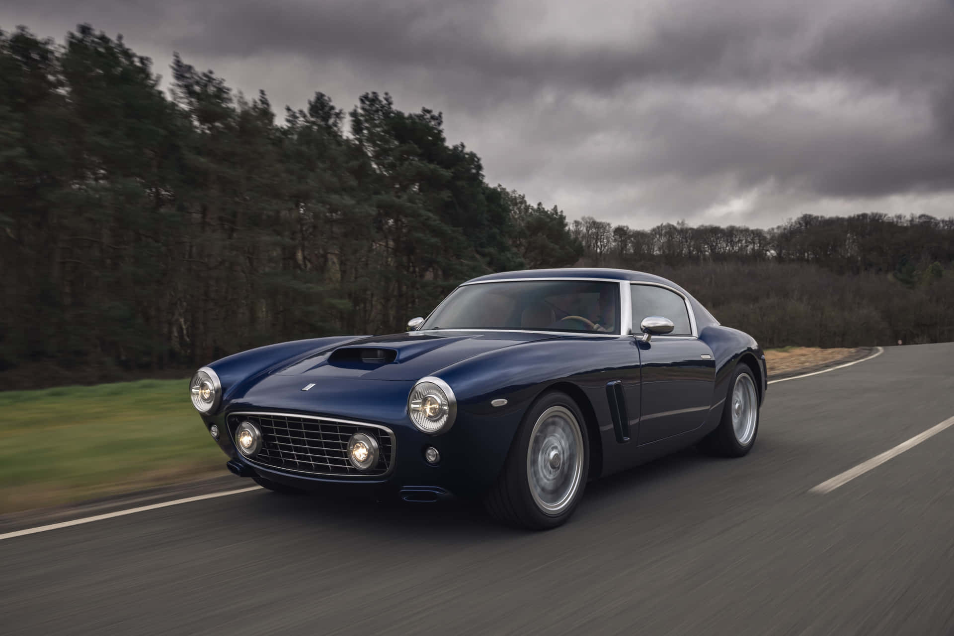 Take a Journey Through History with a Vintage Ferrari Wallpaper