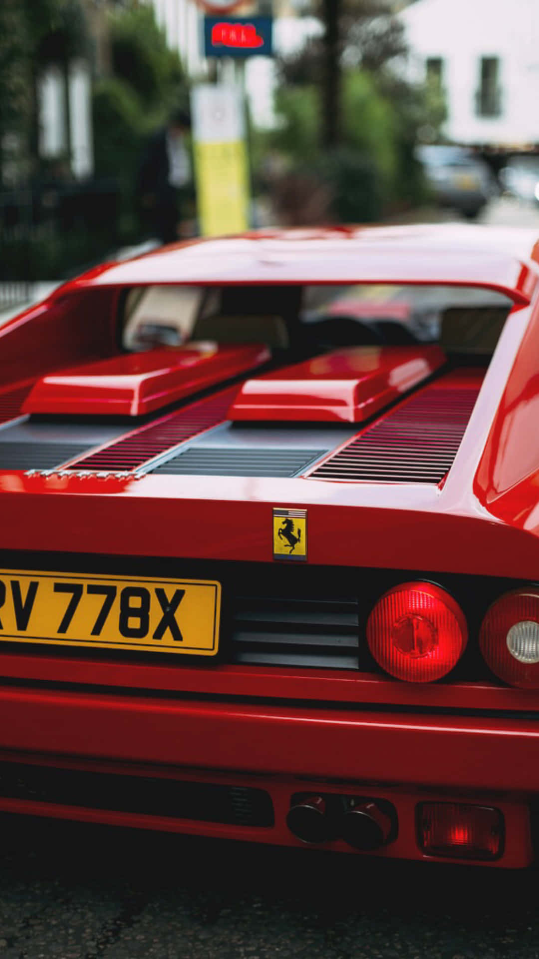 "The epitome of luxury and vintage style: the classic Ferrari". Wallpaper