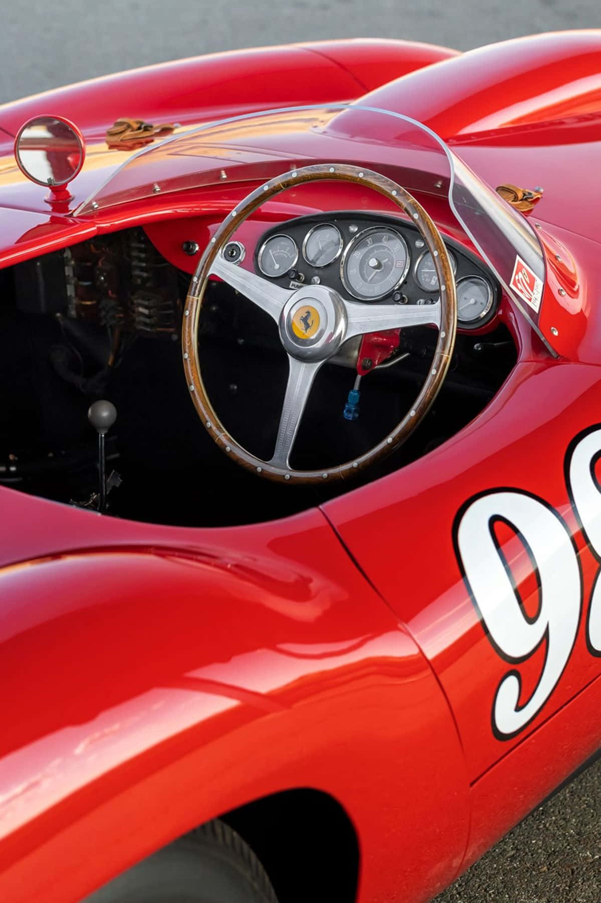 Ferrari F1 - En klassisk racerbil skabe baggrunden Wallpaper
