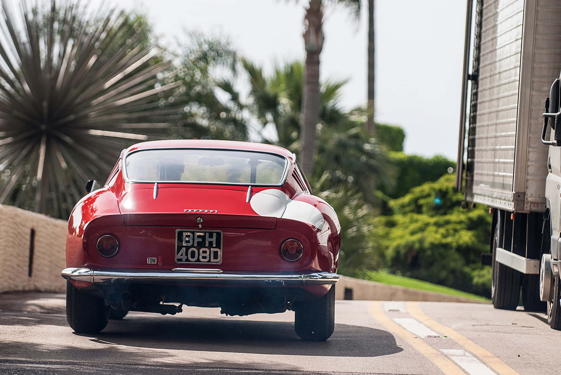 Iconoicónico De Ferrari Vintage. Fondo de pantalla