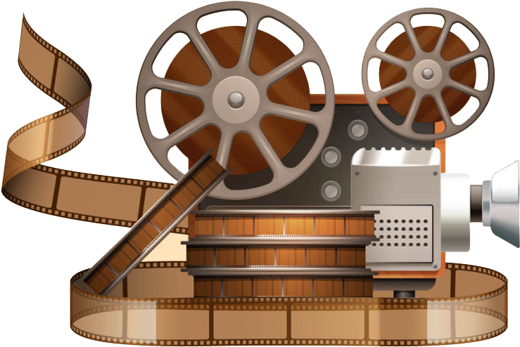 Download Vintage Film Projectorand Reels | Wallpapers.com