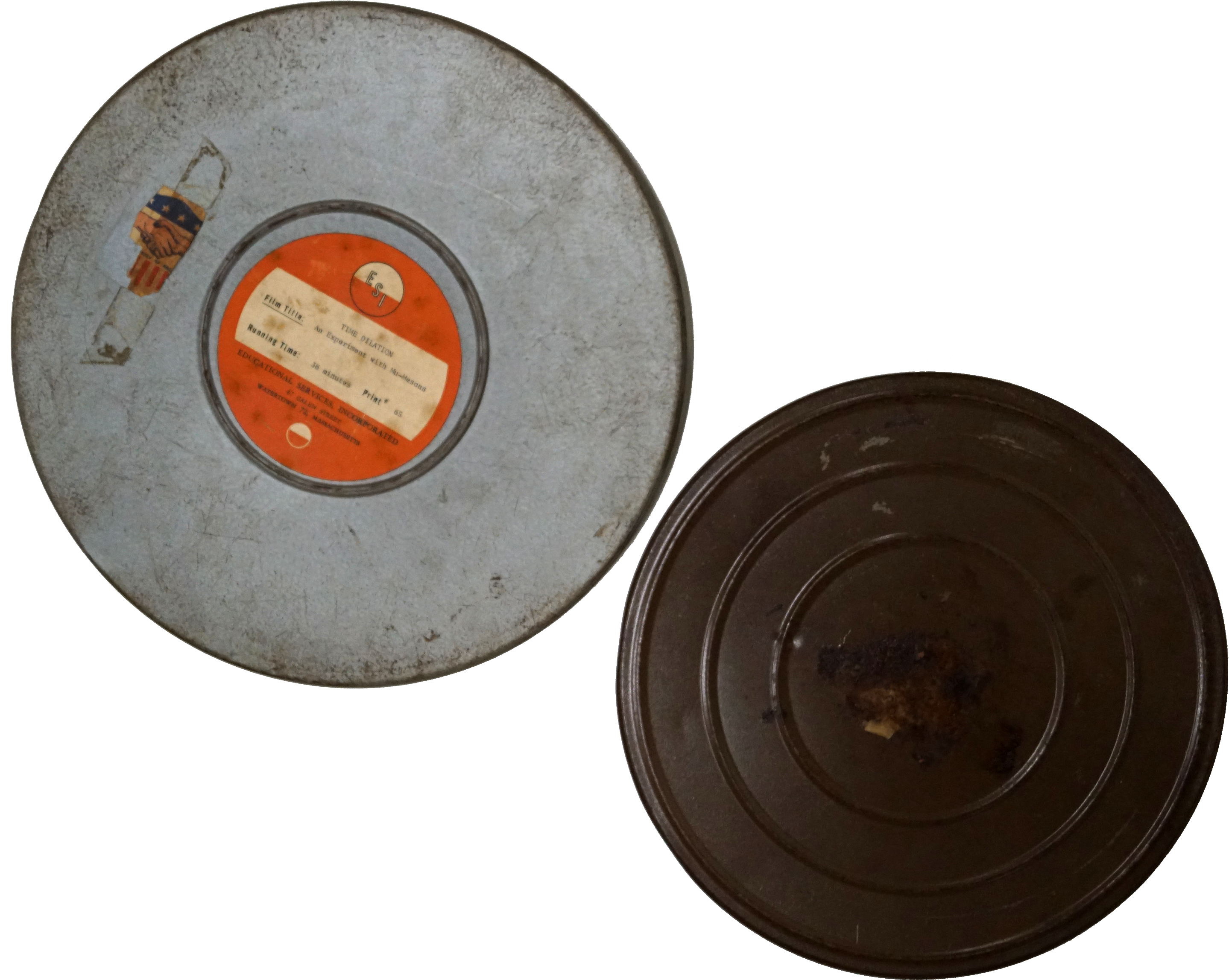 Vintage Film Reeland Canister PNG