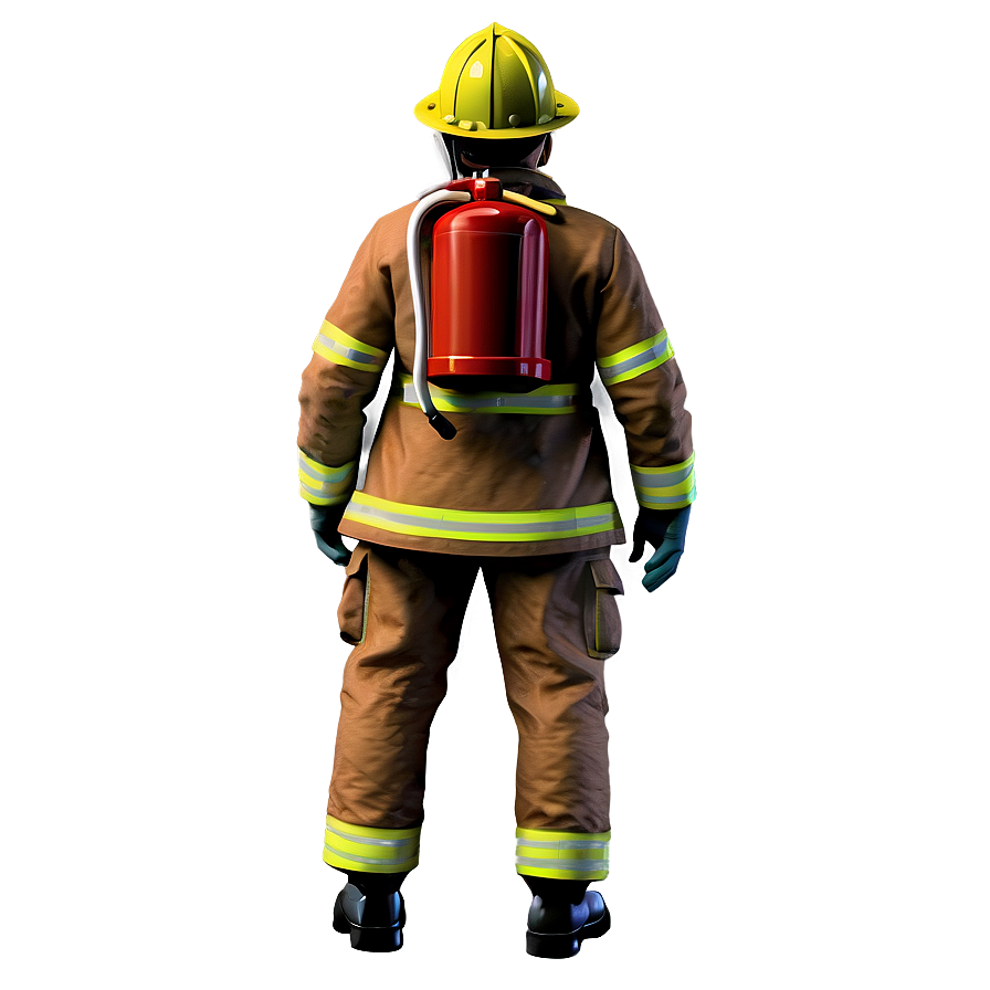Vintage Fireman Png 06252024 PNG
