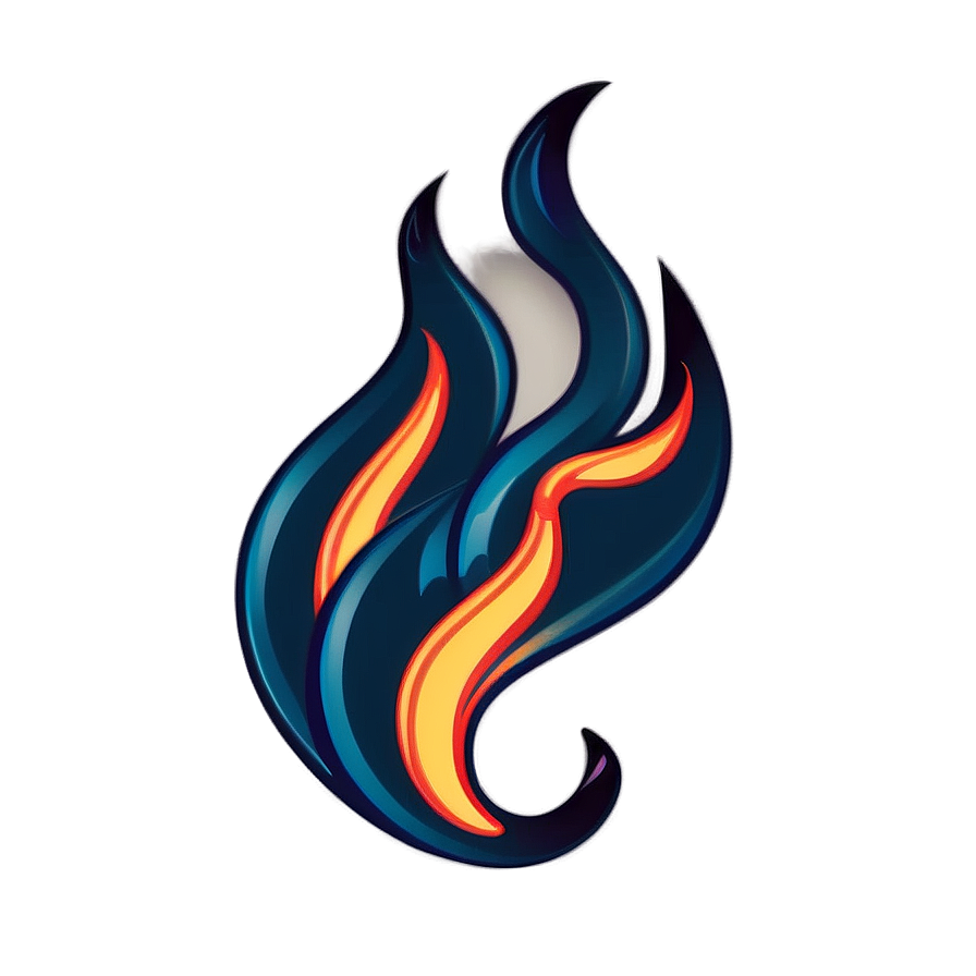 Download Vintage Flames Illustration Png Dke77 | Wallpapers.com