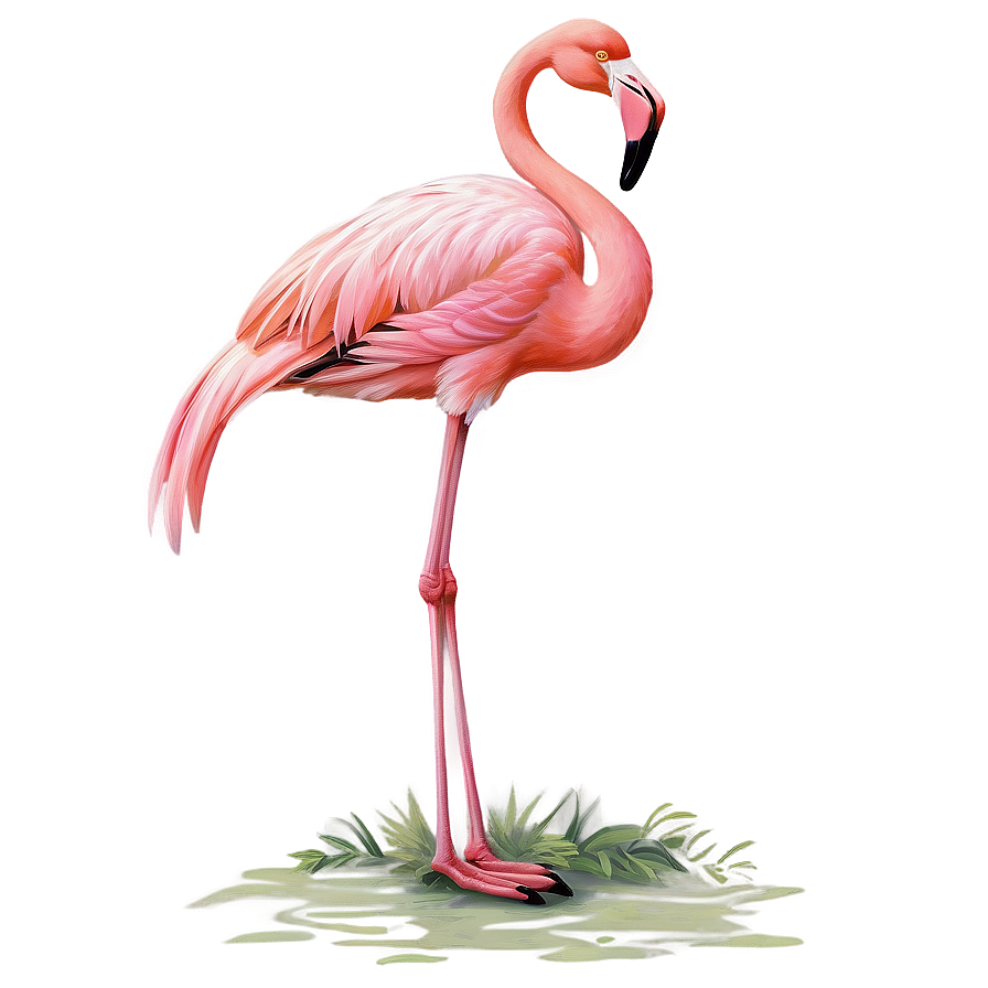 Vintage Flamingo Poster Png Tjb66 PNG