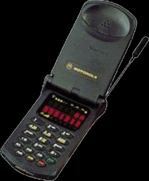 Vintage Flip Phone PNG