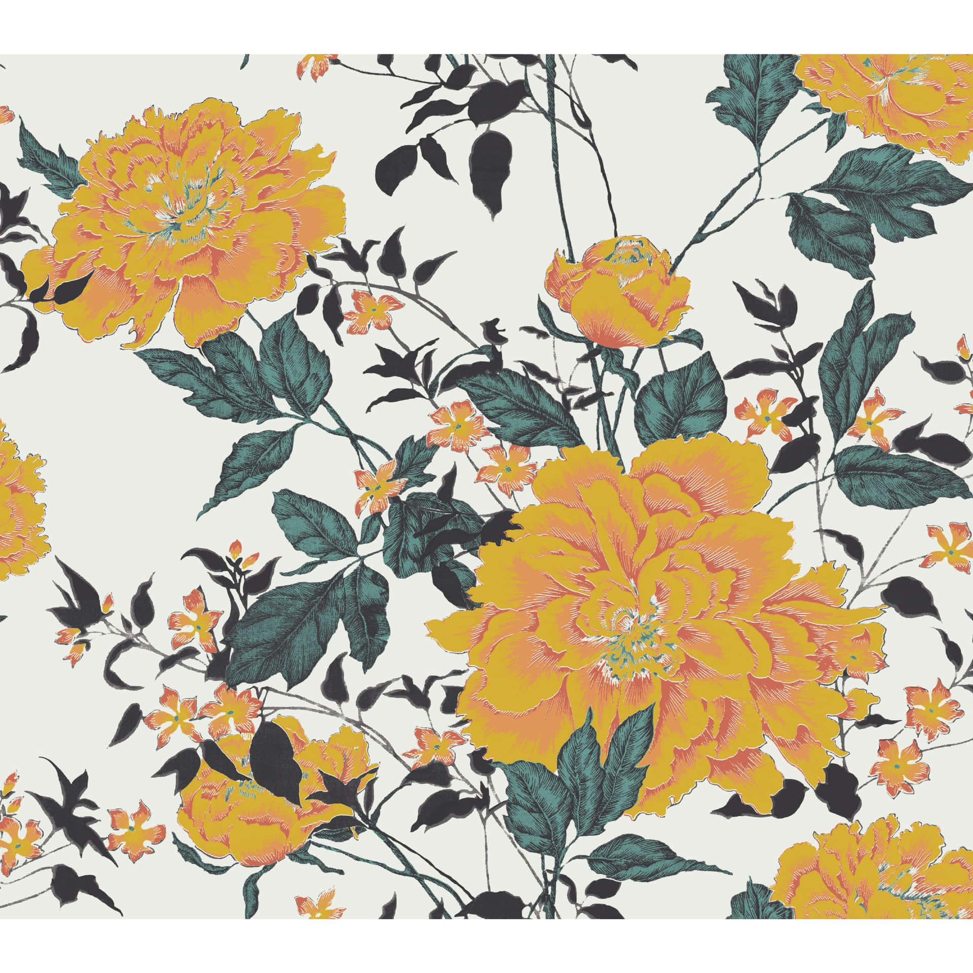 Add a touch of vintage with a beautiful floral background