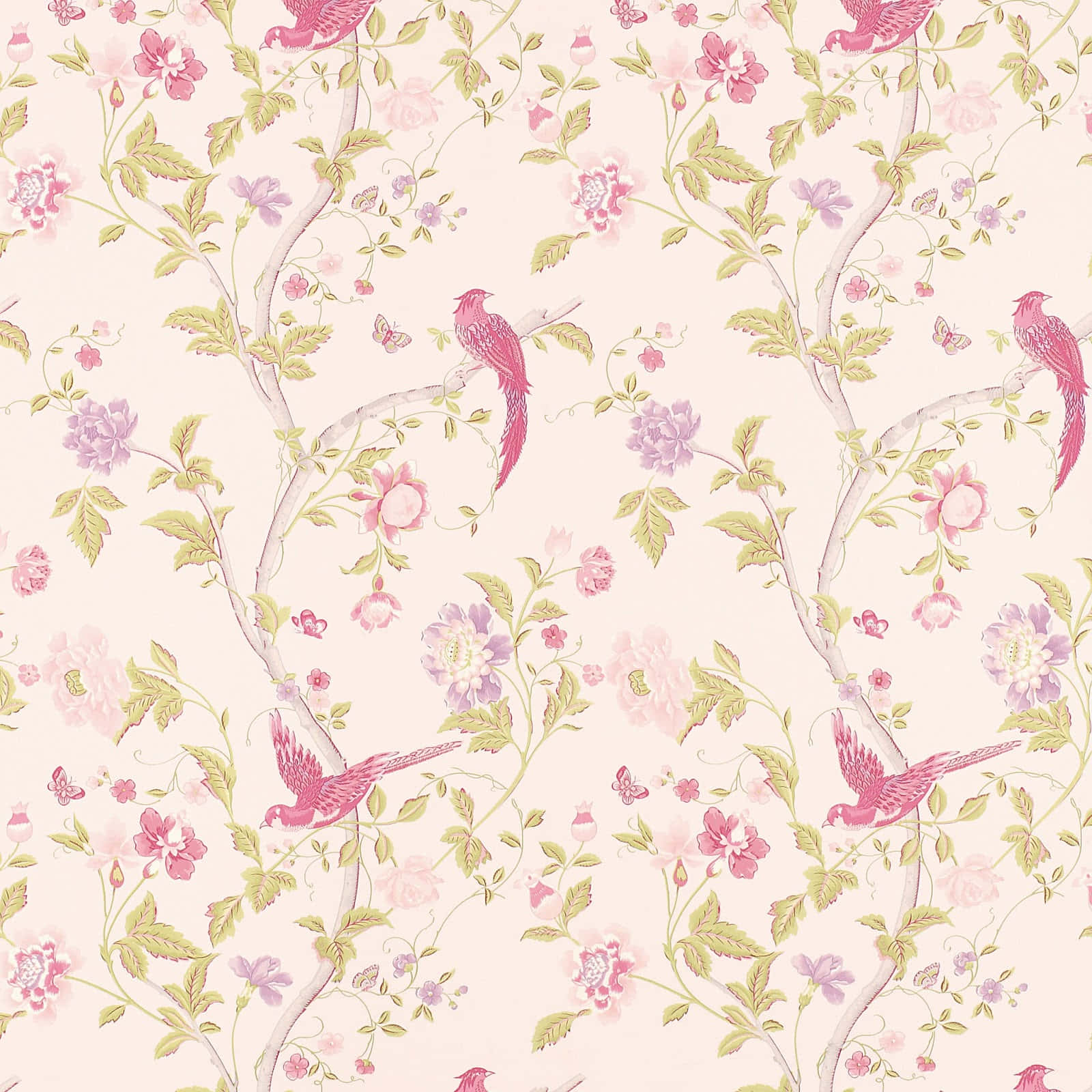 A beautiful, vintage floral background to brighten up any room