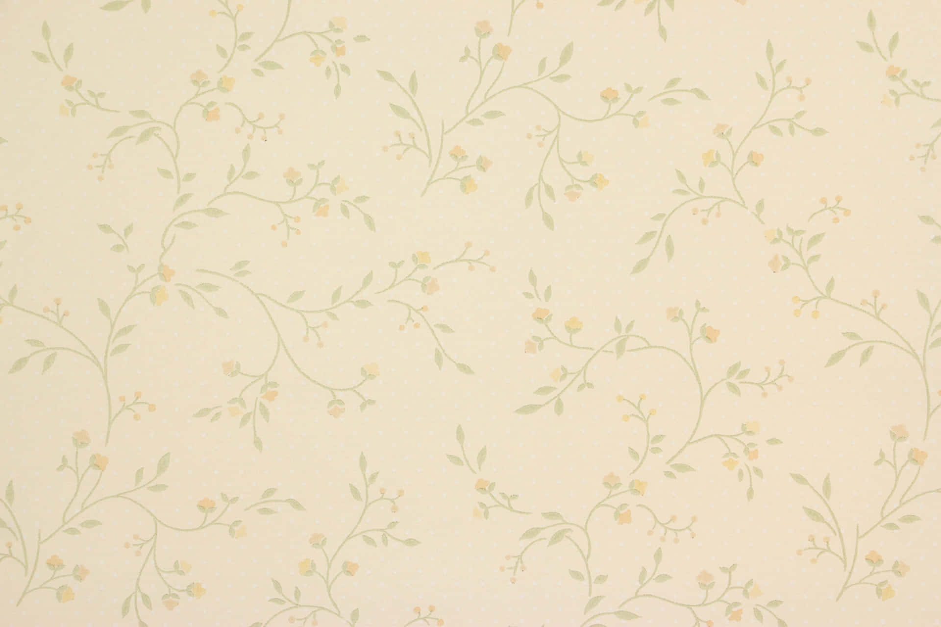 A Wallpaper With A Flower Pattern On It