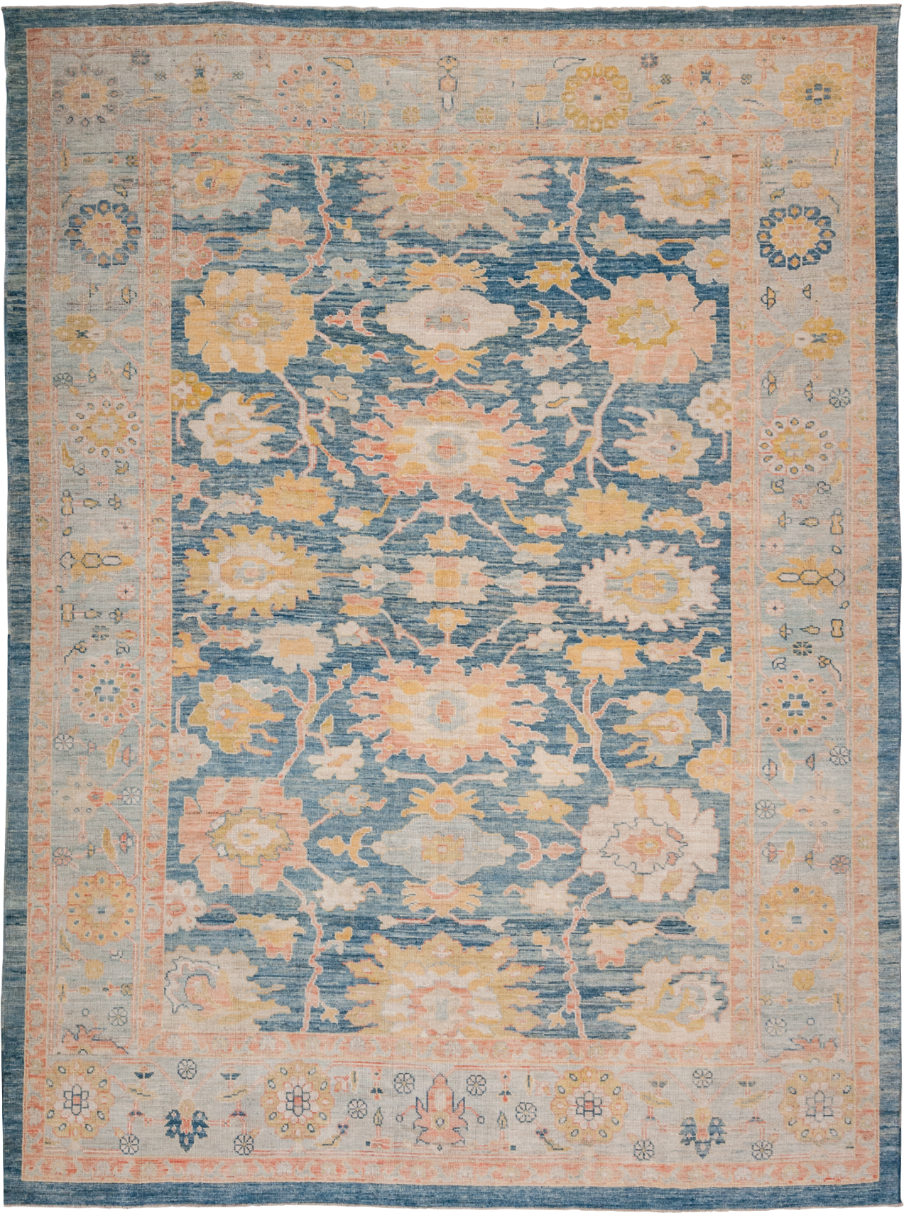 Vintage Floral Pattern Carpet PNG