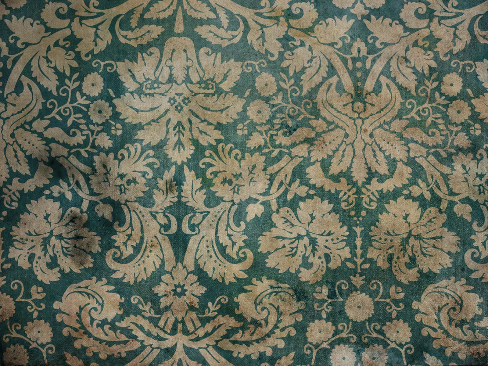 Vintage Floral Pattern Texture Wallpaper