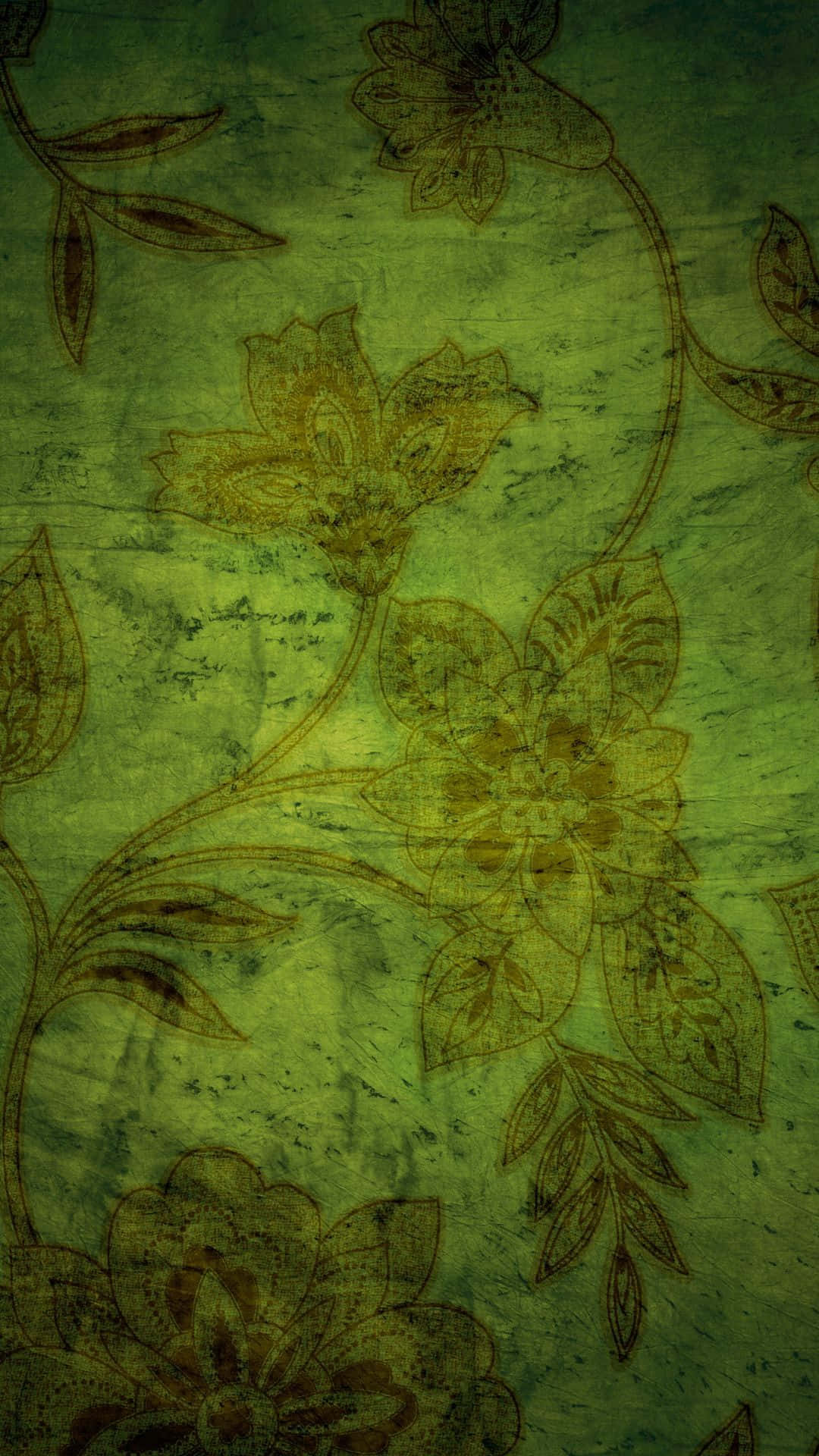 Vintage Floral Pattern Texture Wallpaper