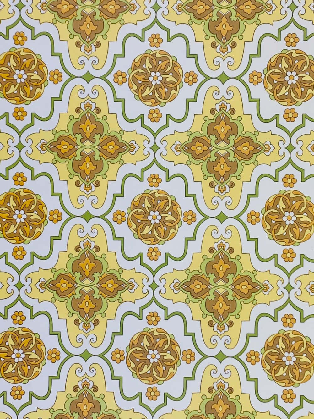 Vintage Floral Pattern Wallpaper Wallpaper