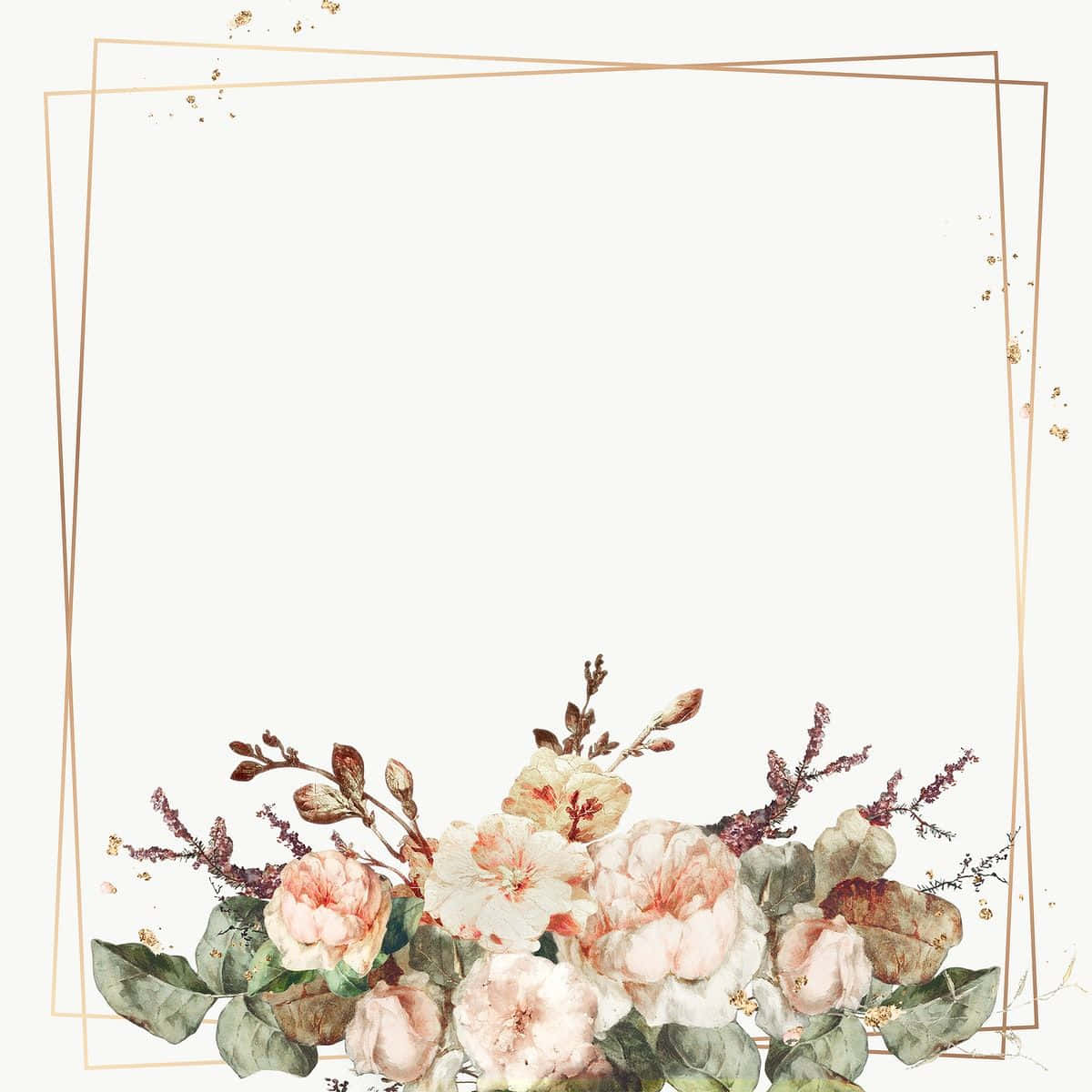 Add a touch of vintage to your home or office with this beautiful flower background.