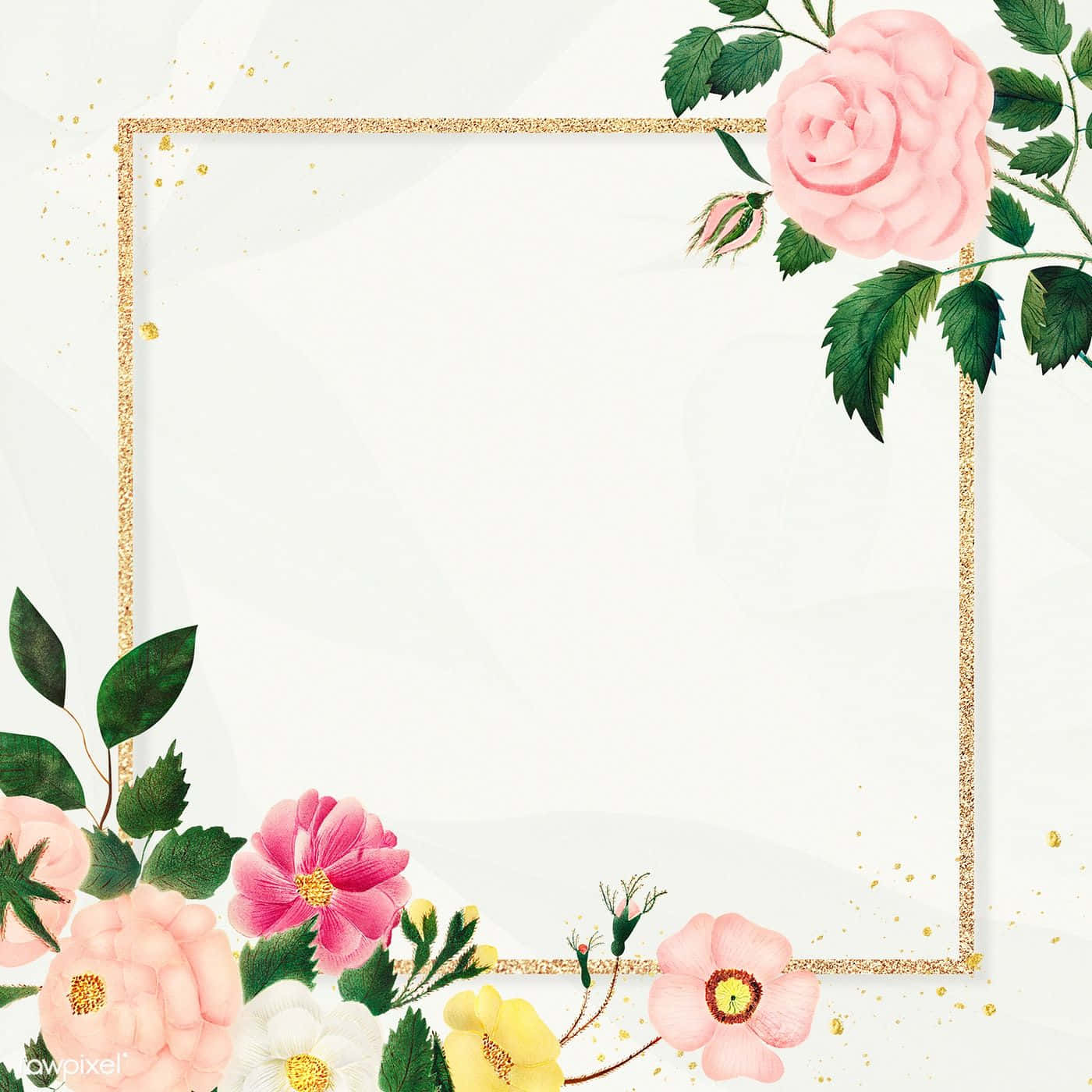 Refreshing and delicate vintage flower background