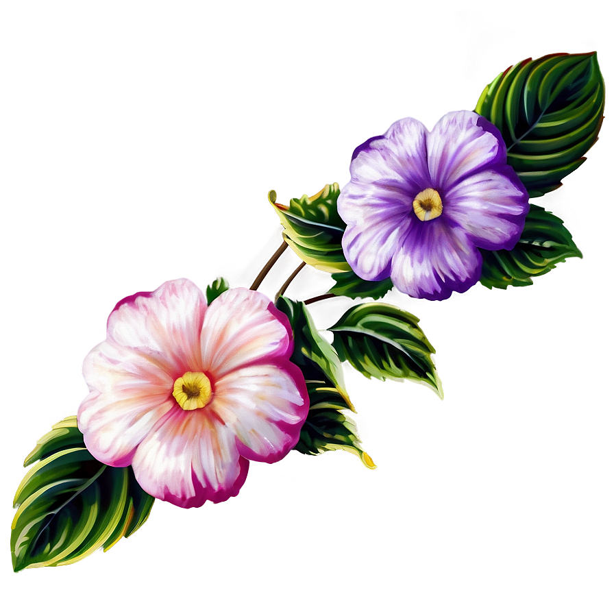 Vintage Flower Transparent Png Snq30 PNG