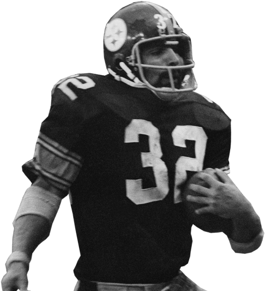 Vintage Football Player Running32 PNG
