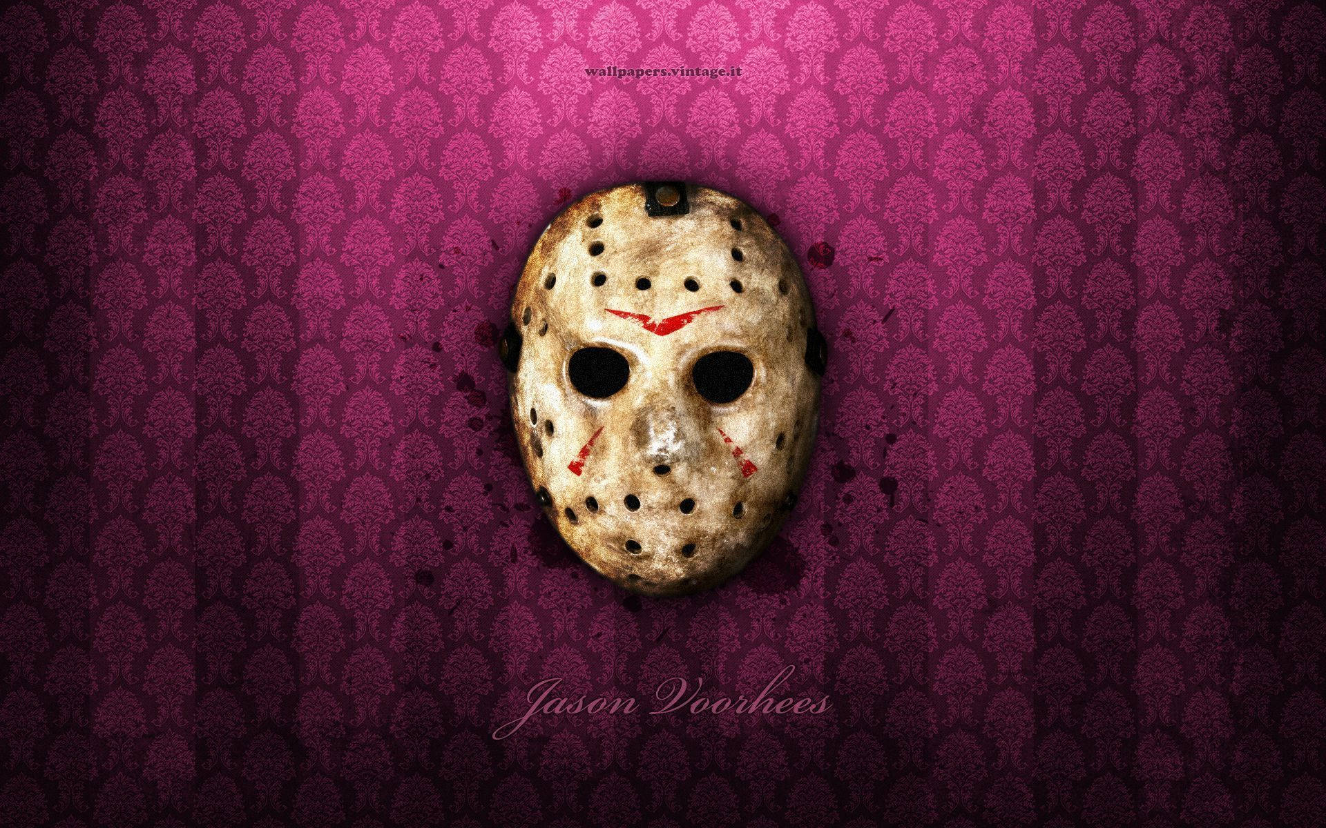Vintage Friday The 13th Jason's Mask Wallpaper