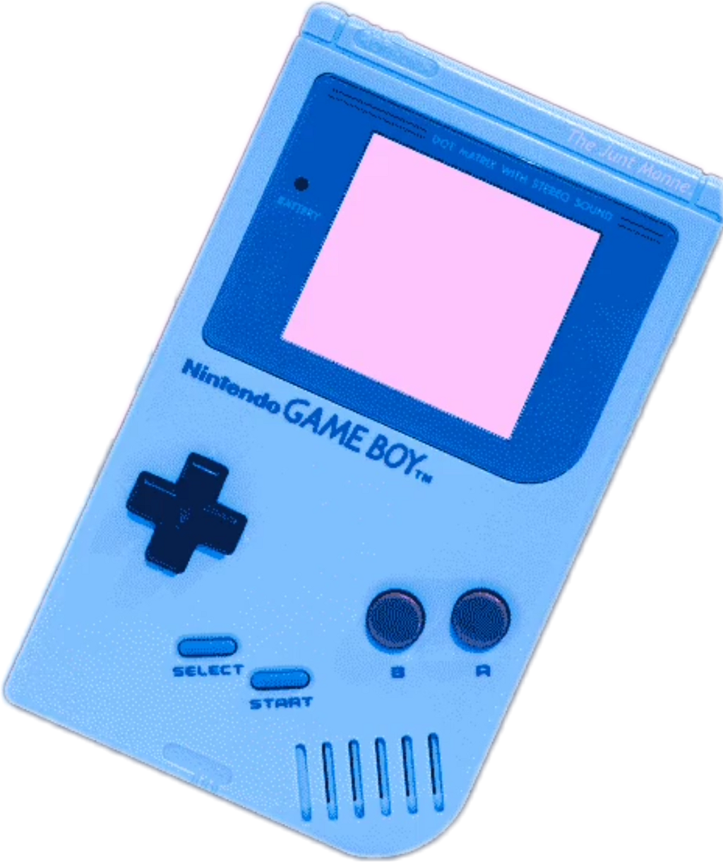 Vintage Gameboy Console PNG